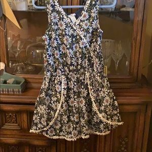 Guess kids floral romper size 16